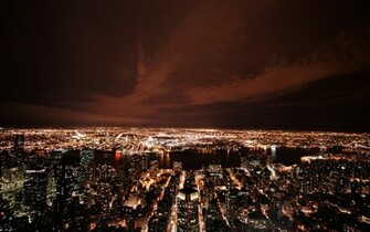 City Lights Background Wallpaper