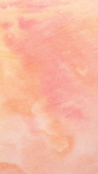 Peach Aesthetic Wallpaper With Heart Pattern