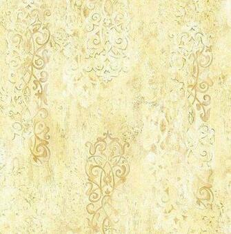 Distressed Plaster Wallpaper Ironwork Textural Design Old World