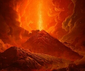 Ruption Volcanique Wallpaper