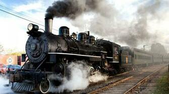 Wallpaper Steam Train Desktop Ibackgroundz Auto