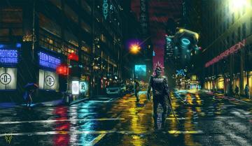 Cyberpunk Illustration Wallpaper Teahub Io