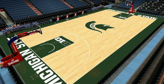 Michigan State Basketball Court