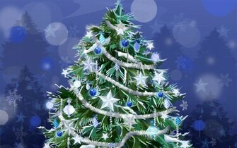 Holidays New Year Wallpaper Holiday Tree