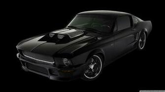 Black Ford Mustang Wallpaper