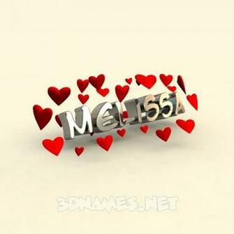 Pre Of In Love For Name Melissa