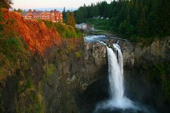 Snoqualmie Falls Fall Wallpaper
