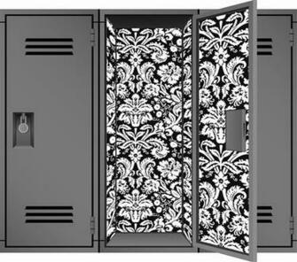 Damask Magnetic Locker Designz Wallpaper Perfect Upgrades