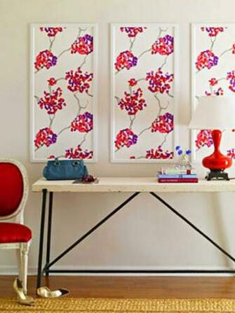 Genius Decor Idea Framed Wallpaper