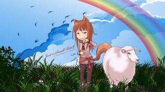 Holo Spice And Wolf Wallpaper