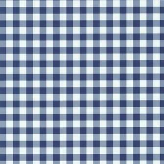 Home Playground Navy Blue White Gingham Check Wallpaper By P S