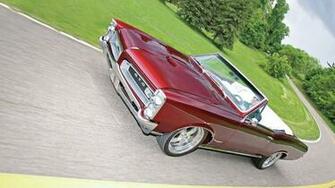Candy Apple Red Pontiac Gto Wallpaper Background