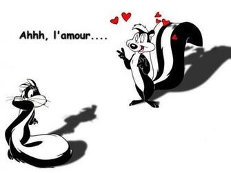 Wallpaper Description White Of Pepe Le Pew And Penelope