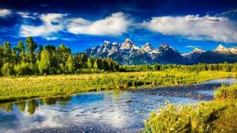 Spring River From WallpaperHD Online Your Wallpaper News Source