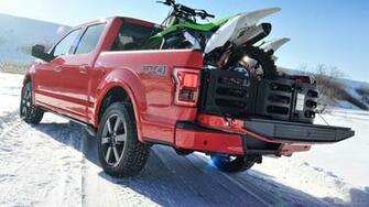 Ford F With A Bike Wallpaper