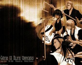 Anime Bleach Byakuya Kuchiki Soifon Izuru Kira Gin