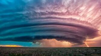 Cyclone Lightning Storm Clouds Wallpaper Freshwallpaper