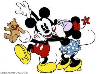 Cartoon Graphics Pics Gifs Photographs Mickey And Minnie