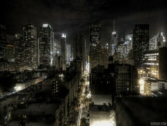 At Night Newyork New York City Wallpaper R