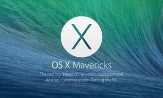 Os X Mavericks Wallpaper For Your Desktop