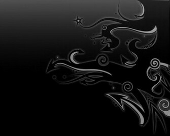 Black 3d Wallpaper Background