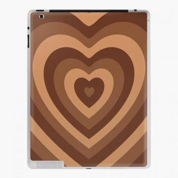 Brown Aesthetic Heart Tunnel iPad Case Skin By M Benzzz