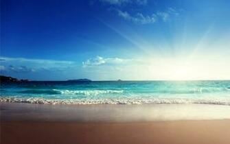 Sunshine Beach HD Wallpaper Background Image