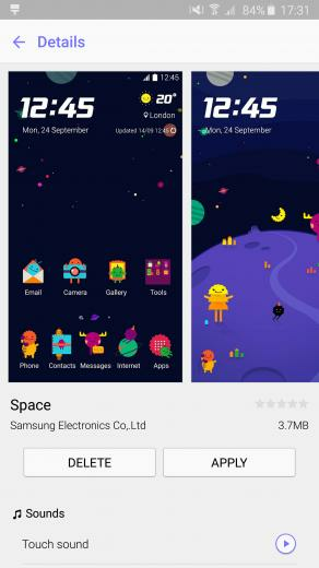 Samsung Galaxy Note Theme