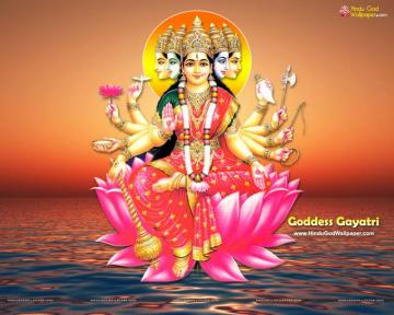 Panchmukhi Gayatri Wallpaper