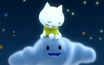 Cute Cat Beautiful Cartoon Wallpaper Comics Desktop Background