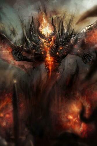 Wallpaper Dota Art Nevermore iPhone 4s For