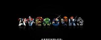 Marvel Comics The Avengers Minimalism Wallpaper Background Dual