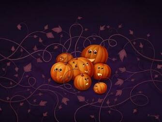 Scary Halloween HD Wallpaper Pumpkins Witches Spider Web