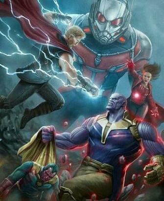 Check Out This Amazing Fan Art Of Thor Vs Thanos By