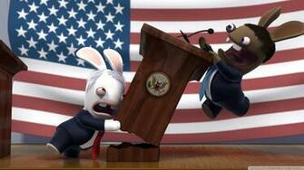 Funny Rayman Raving Rabbids Games Redneck Wallpaper