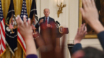 Biden Caught Using New Cheat Sheet Featuring Photos Of Friendly