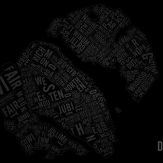 Wallpaper Of The Typographic Map Halifax Dartmouth Ottawa Past