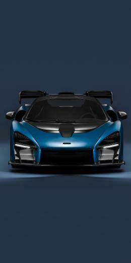 Sports Car Mclaren Senna Blue Wallpaper