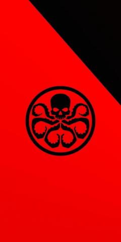 Wonderful Wallpaper Hydra Logo Red Marvel