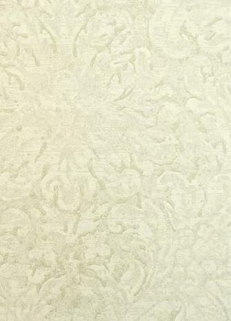 Faded Damask Wallpaper In Pale Green
