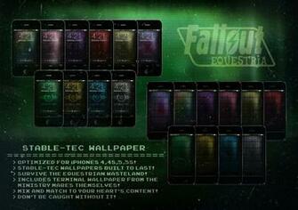 Fallout iPhone Wallpaper Stable Tec