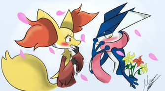 Greninja And Delphox By