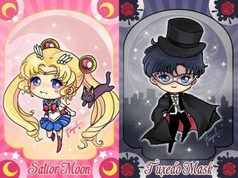 Moon And Tuxedo Mask Wedding Wallpaper Sailor By