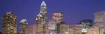 Charlotte Skyline Night North Carolina Desktop Wallpaper