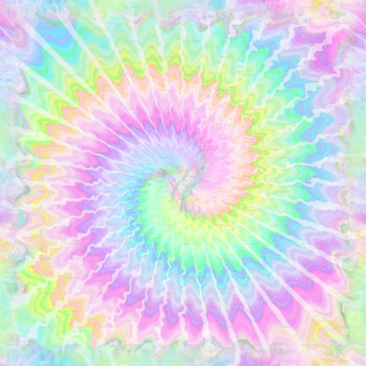 Tie Dye Pastel Rainbow Colourful Psychedelic Rave