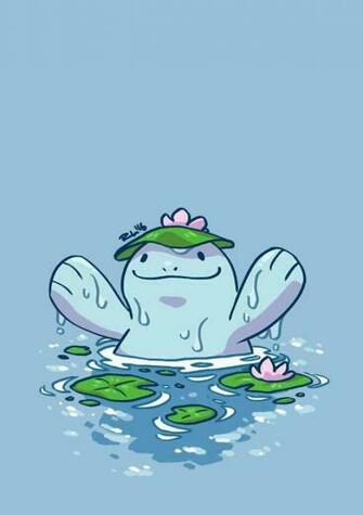Quagsire Chilling Pokemon Wooper Fan