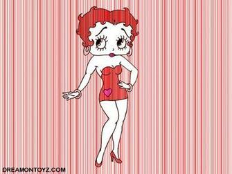Betty Boop Pictures Archive Striped Wallpaper