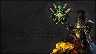 World Of Warcraft Goblin Wallpaper By Psychovivi
