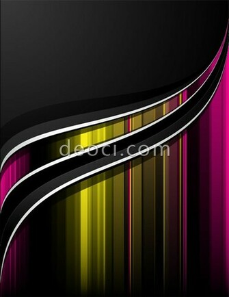 Templates Vector Album Black Brilliant Cover Background