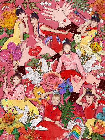 Oh My Girl Coloring Book Album Wallpaper